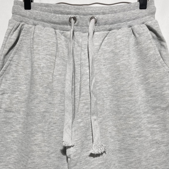 New Collusion Skinny Joggers Sweatpants Heather Grey Size 6 Short Length - Picture 8 of 16